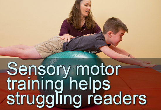 Sensory motor training helps struggling readers